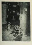 Norman Lindsay, Ambuscade, 1937, Engraving & Etching 40/40