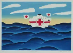 Dean Bowen, Hospital Ship, 2014, Lithograph 11/35