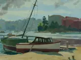 J. Noel Kilgour, Rushcutters Bay, Oil on Canvas
