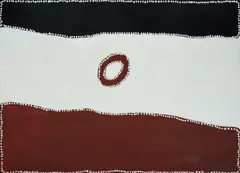 Paddy Bedford, Win Bil Ji - Old Bedford Station, 2001, Natural Earth Pigments on Canvas