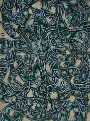 Abstract Face by Rod Milgate, 1963, Oil on Masonite, sold Oct 2024