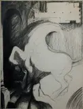 Richard Goodwin, Soho Horse IX, 1984, Graphite on Paper