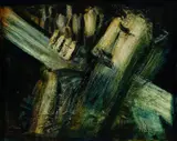 Pro Hart, The Second Fall (7th Station of the Cross), Oil on Canvas on Board