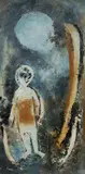 Helen Lempriere, Balhoo (The Moon), 1963, Mixed Media on Canvas on Board