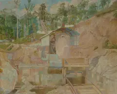 Arthur Murch, The Quarry, Oil on Canvas
