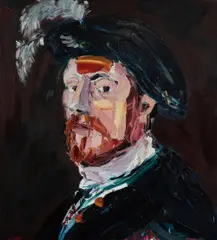 Craig Waddell, The Painter (After Titian), 2012, Oil on Canvas