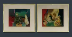 Hugh Oliveiro, (2), Mixed Media on Board (2)