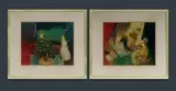 Hugh Oliveiro, (2), Mixed Media on Board (2)