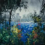 Herman Pekel, Lavender Bay, 2009, Oil on Board
