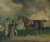 Daryl Lindsay, Before the Race, 1939, Oil on Canvas