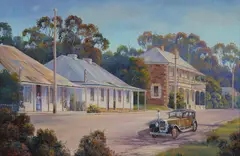 The Visit - Rylstone [NSW] by John Bradley, Oil on Canvas on Board, sold Oct 2024