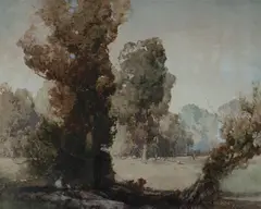 The Pastures by Tom Balfour Garrett, Monotype, sold Oct 2024