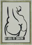 Brett Whiteley, Ex Libris Pat Corrigan, Printed signature