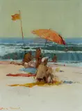 Colin Parker, Caloundra Colour, Oil on Panel