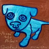 Constantine Popov, Born to be Blue, 2022, Acrylic on Board