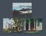 Allan Waite, (3), Oil on Canvas on Board (3)
