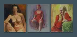 Allan Waite, (3), Oil on Canvas Board (2) Oil on Board (1)