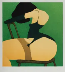 David Laity, The Green Room, screenprint 6/250