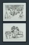 Mervyn Street, (2), Charcoal on Arches Paper (2)