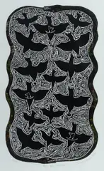 Dennis Nona, Tab Ar Sappurr, 2000, Linocut 36/75