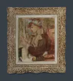 Emeric Gomery, Portrait of a Girl, 1946, Oil on Board