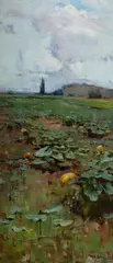 Arthur Streeton, Melon Patch, 1896, Oil on Panel