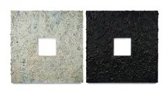 Space Inverter by Neil Frazer, 2000, Oil on Canvas (Diptych), offered Aug 2024