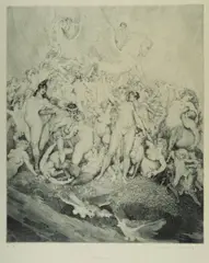 Pegasus by Norman Lindsay, 1927, Etching & Stipple 6/20, sold Aug 2024