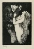 Norman Lindsay, Orleans and Isabelle, Woodcut Proof