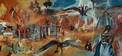 Hill End by Reinis Zusters, Oil on Canvas, sold Aug 2024