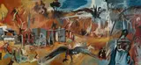 Reinis Zusters, Hill End, Oil on Canvas