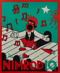 Nimrod 10s by Martin Sharp, 1982, S/Print 475/1000, offered Aug 2024