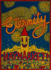 Martin Sharp, Eternity Haymarket, 1977, Colour S/Print (first edition)