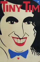 Martin Sharp, Tiny Tim, Colour S/Print