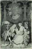Norman Lindsay, Illustration to Congreve's Play, c.1925, Pen & Ink