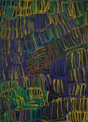 Minnie Pwerle, Awelye Atnwengerrp, 2000, Acrylic on Linen