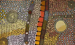 Yinarup Nangala, Ngamurra Dreaming, 2020, Acrylic on Linen