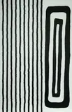 Sam Wickman Jupurrulla, Yankardi & Bush Marsupial (Black & White Ceremony), 2005, Acrylic on Canvas