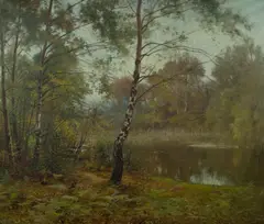 Ernest Parton, Burnham Beeches [Buckinghamshire, England], Oil on Canvas