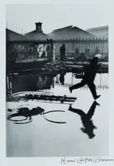 Behind the Gare Saint Lazare, Paris by Henri Cartier-Bresson, 1932, Photographer's embossed stamp lower left, sold Aug 2024