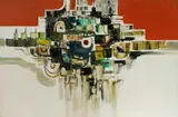 Abstract Horizon by Roger San Miguel, 1971, Oil on Canvas, sold Aug 2024