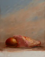 Tim Storrier, Noon Cuts and Mango, 1992, Acrylic on Board