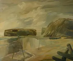 Graeme Altmann, Sculptures, 1994, Oil on Canvas