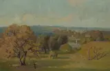 Erik Langker, Parramatta Park, Oil on Board