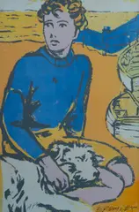 David Bromley, George and Dog (Famous Five), S/Print A/P