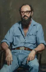 Graeme Inson, Tony Morphett, 1972, Oil on Canvas on Board