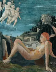 Untitled by Judy Cassab, 2006, Oil/Gouache (?) on Offset Lithographic Print, sold Jul 2024