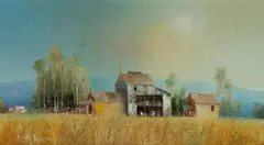 Robert David Pope, Where the Wedgetails Glide, 1988, Oil on Canvas