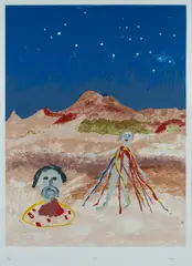 Salome by Sidney Nolan, 1980, S/Print 121/150, offered Jul 2024