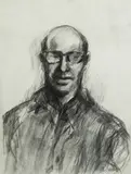 Roderick Malcolm Shaw, Portrait of Russell Drysdale, Charcoal